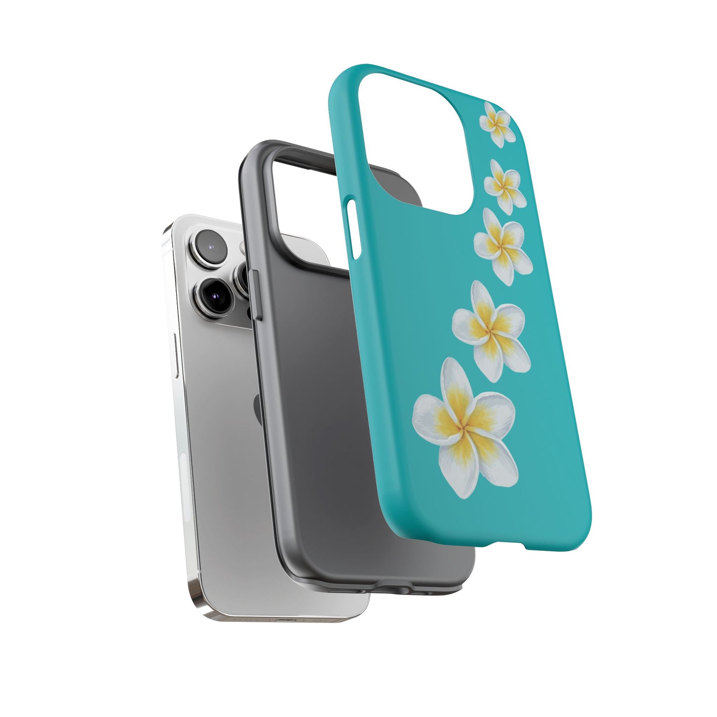 Flower Me Blue Durable Phone Case