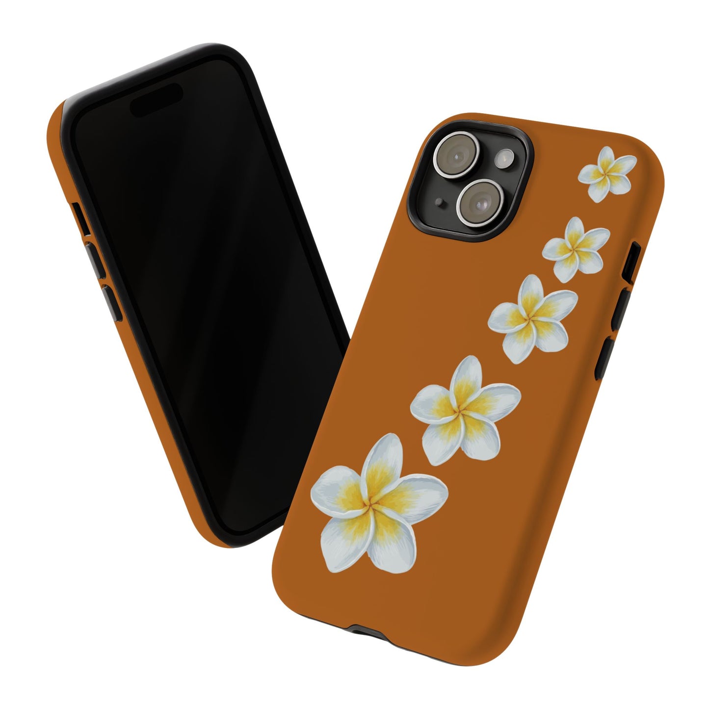 Flower Me Orange Durable Phone Cases