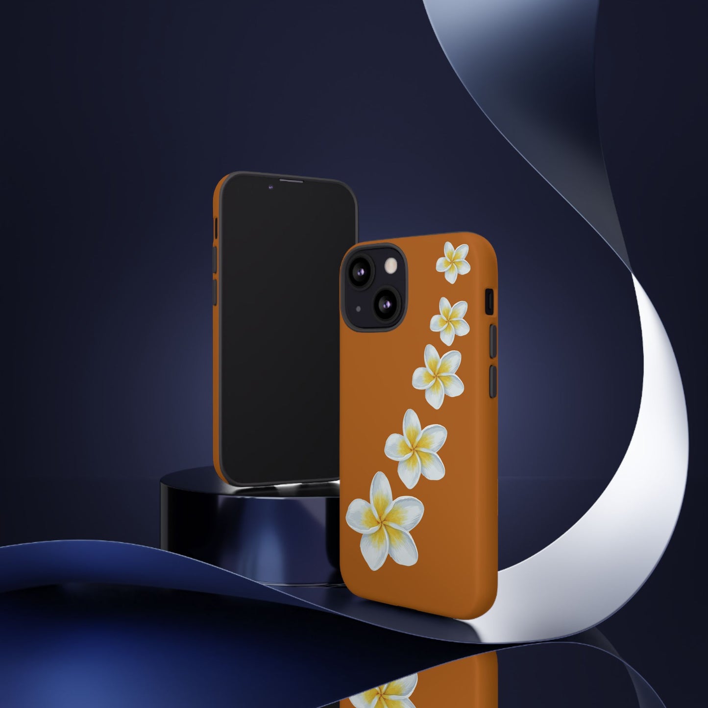 Flower Me Orange Durable Phone Cases