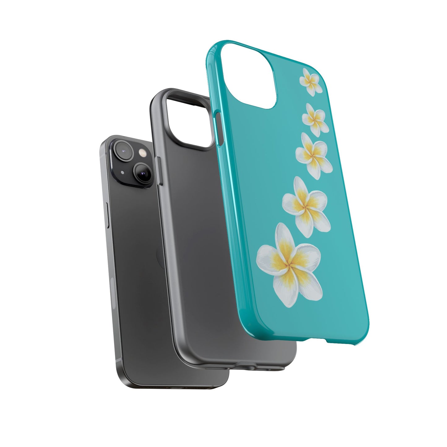 Flower Me Blue Durable Phone Case