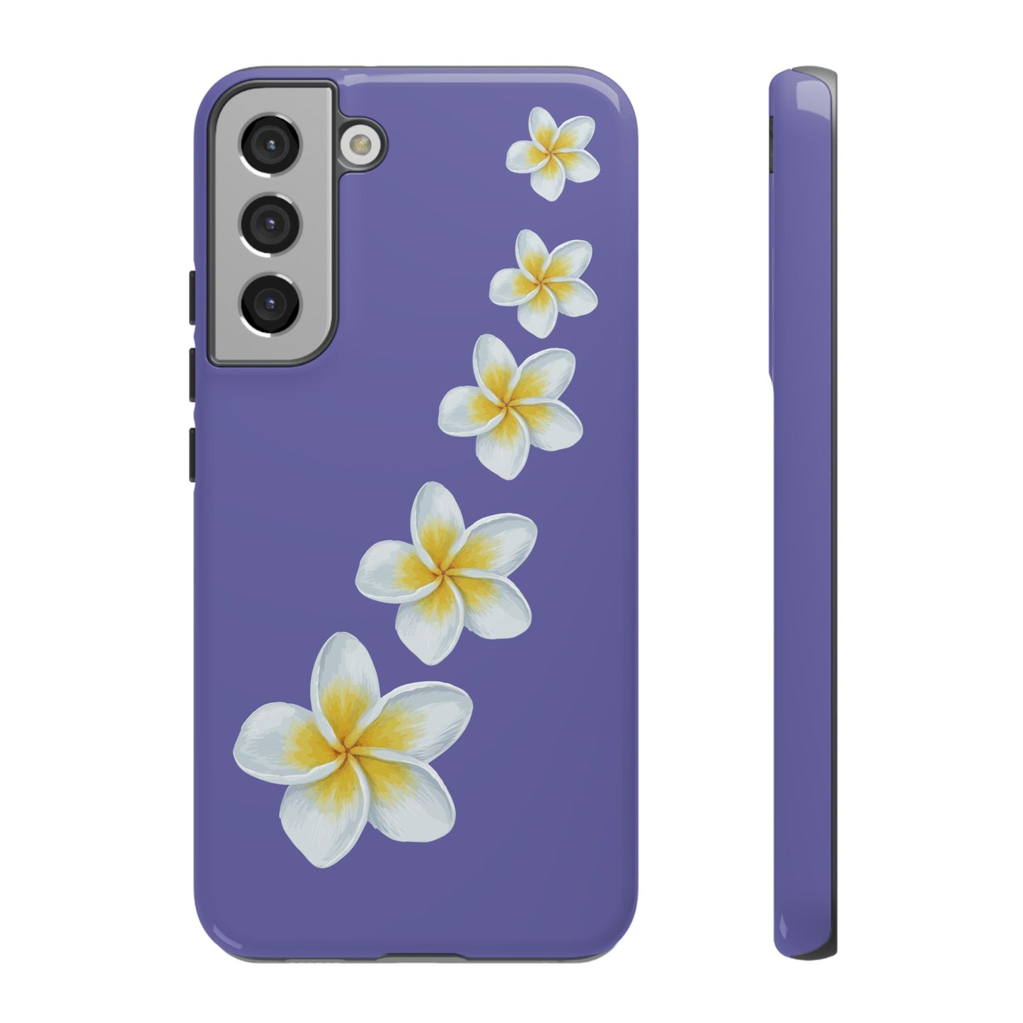 Flower Me Indigo Durable Phone Case