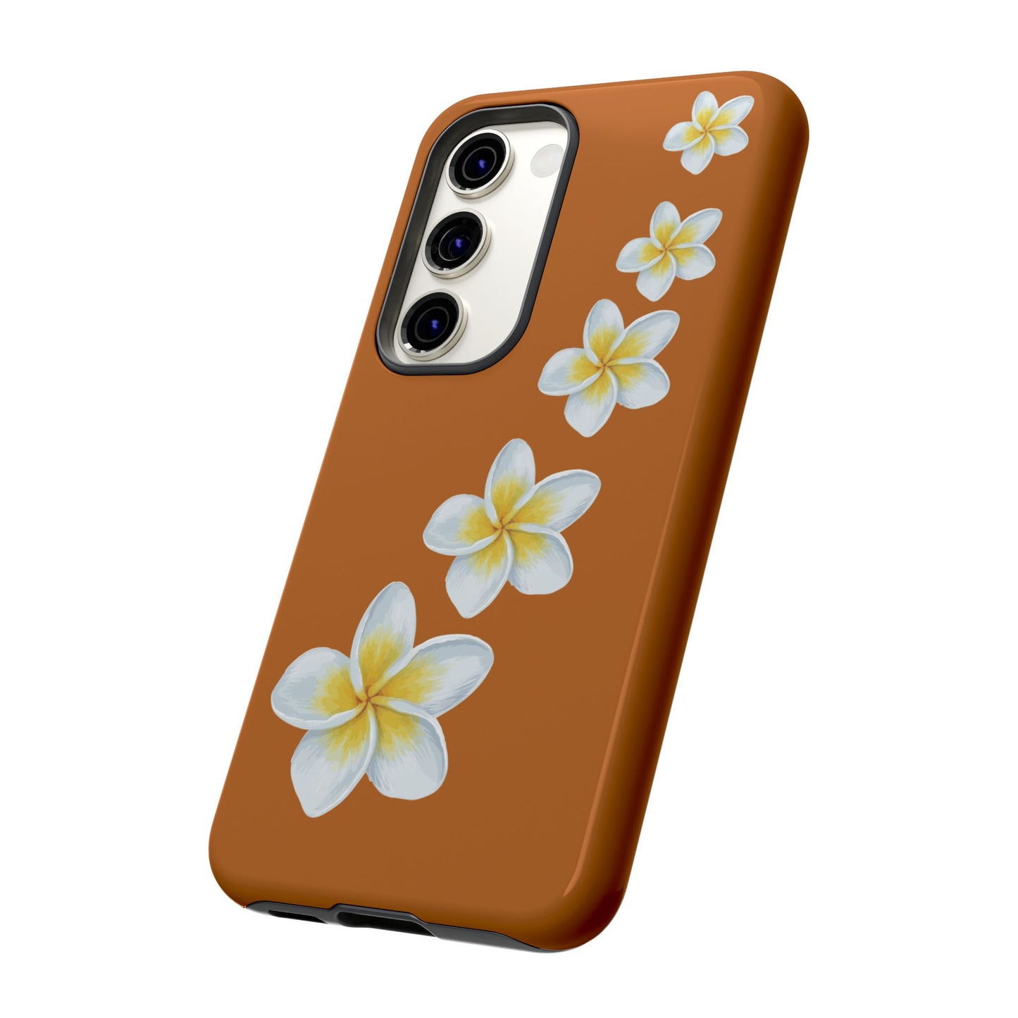 Flower Me Orange Durable Phone Cases