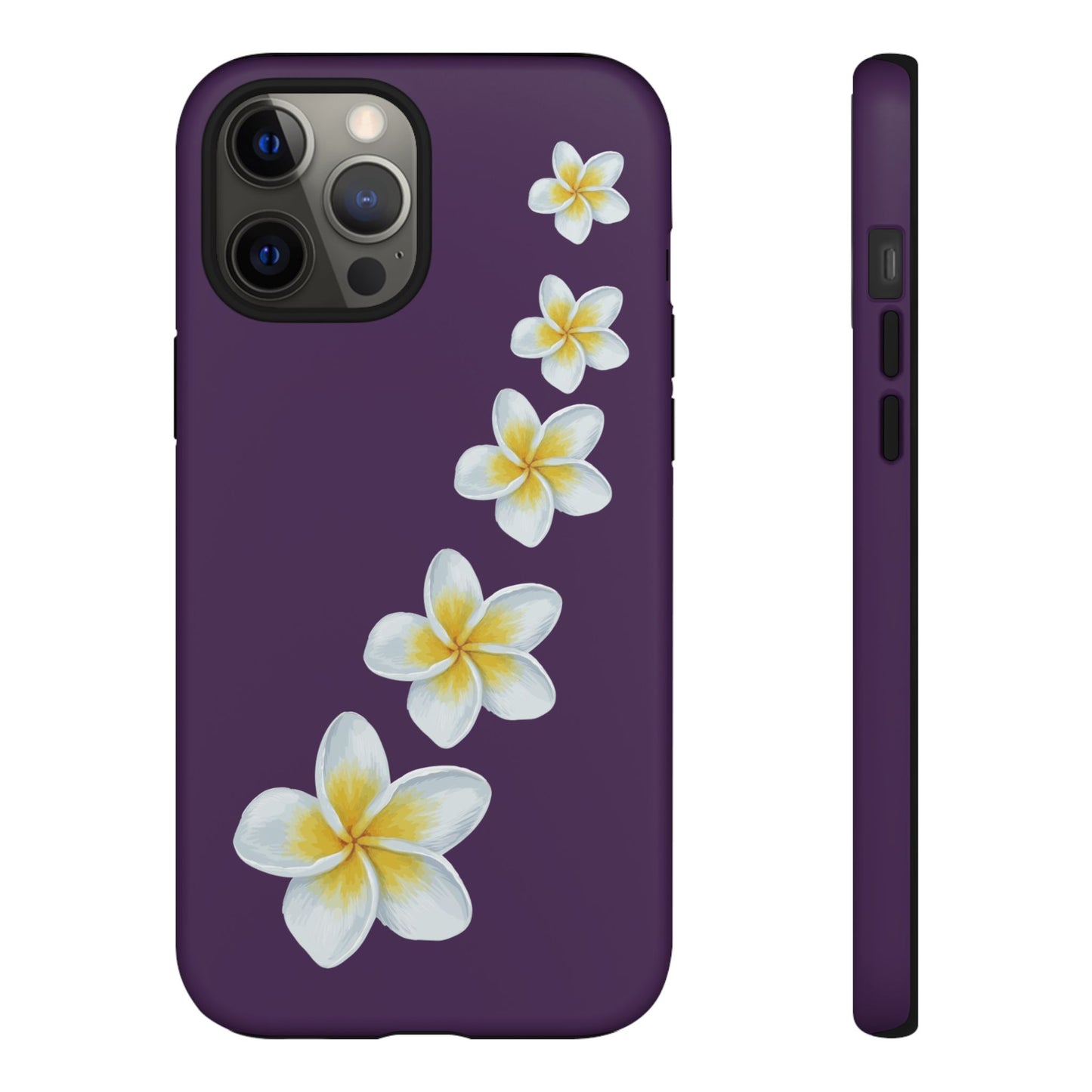 Flower Me Purple Durable Phone Case