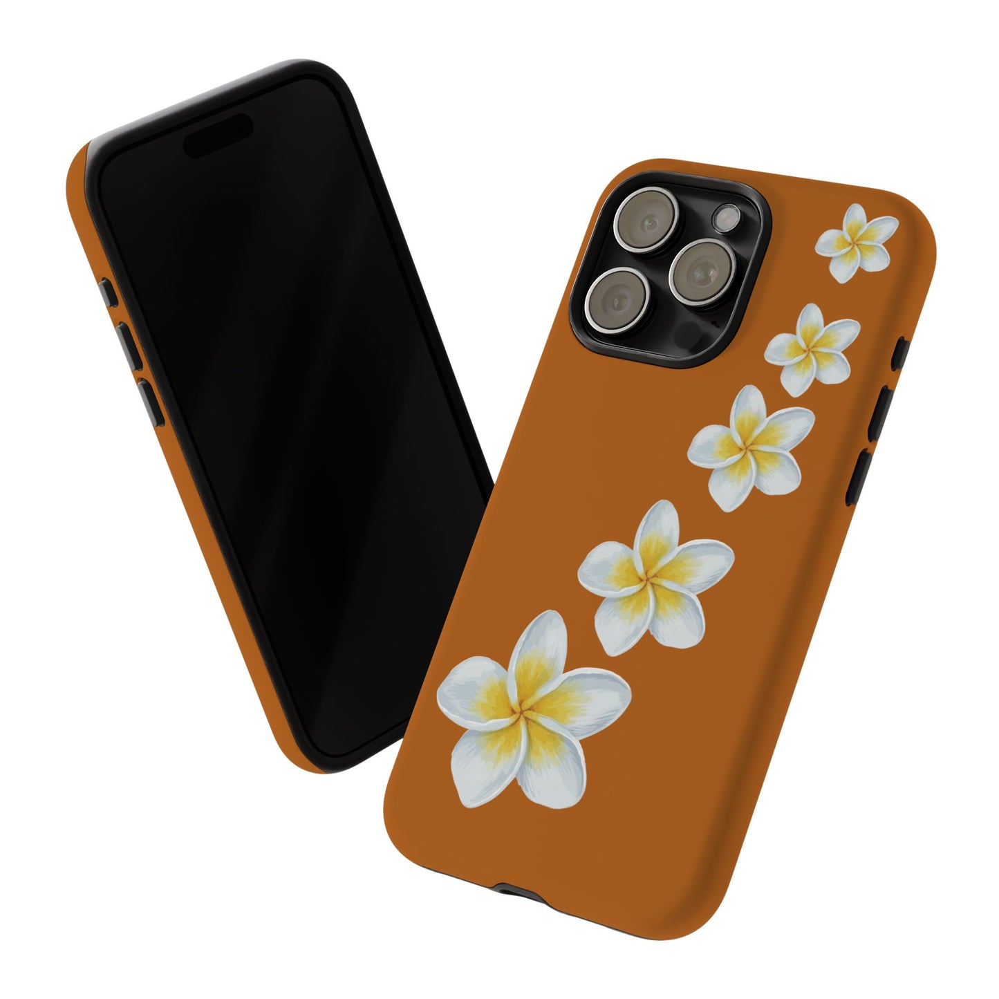 Flower Me Orange Durable Phone Cases