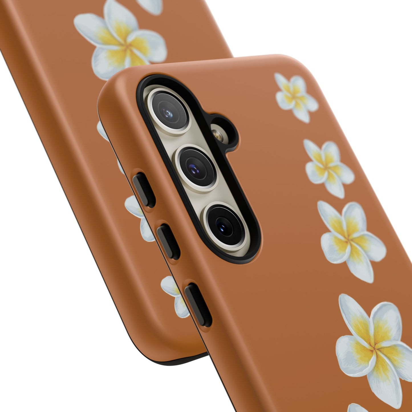 Flower Me Orange Durable Phone Cases