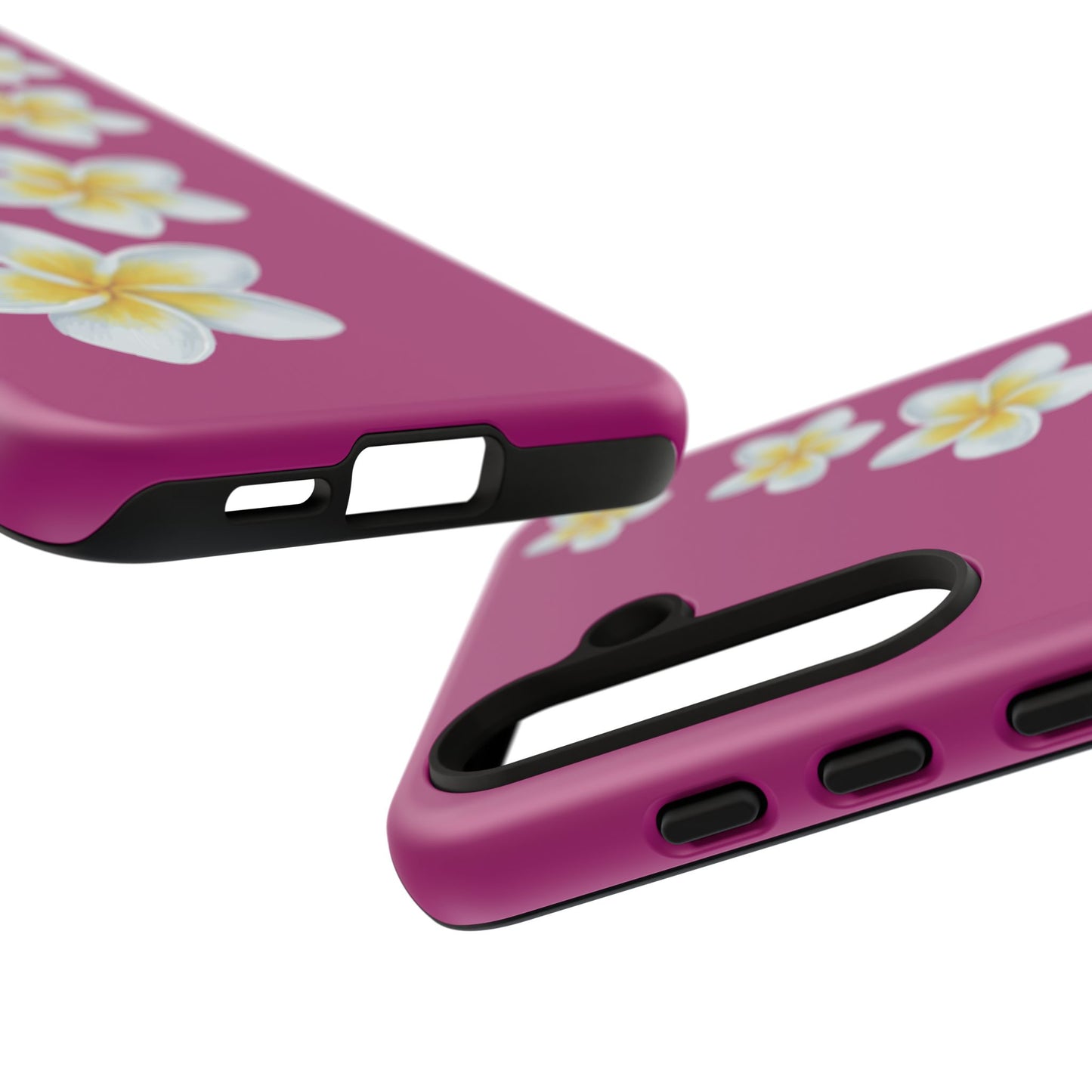 Flower Me Fuchsia Durable Phone Case