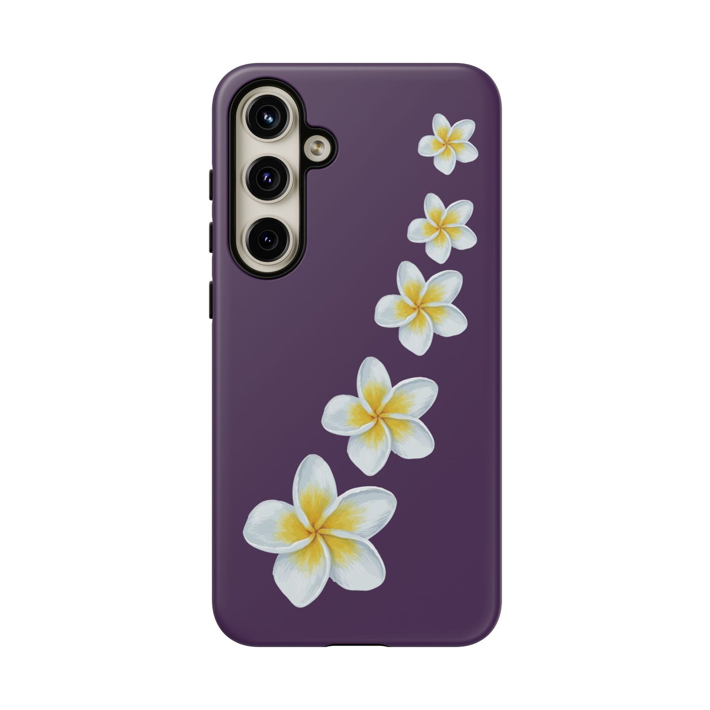 Flower Me Purple Durable Phone Case