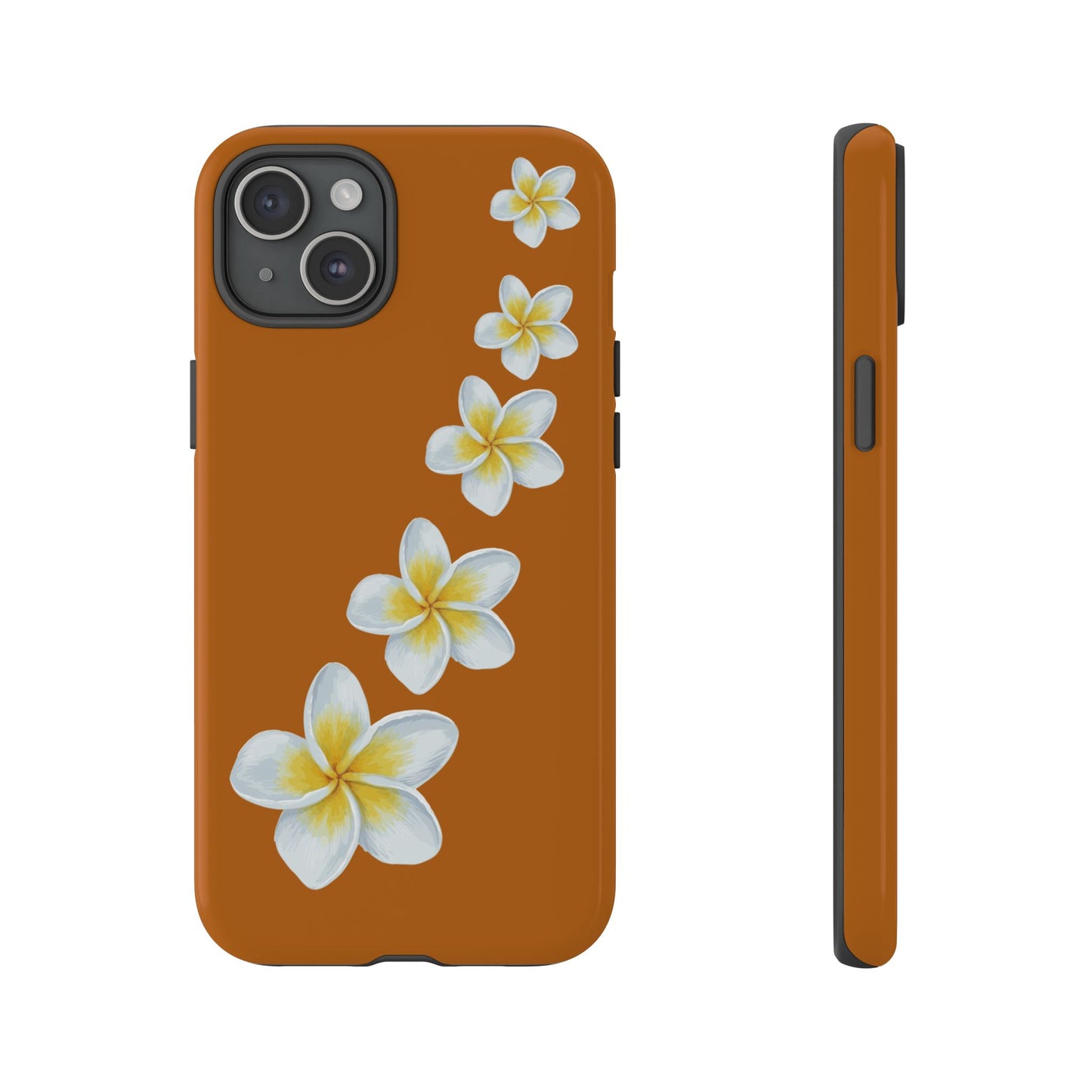 Flower Me Orange Durable Phone Cases