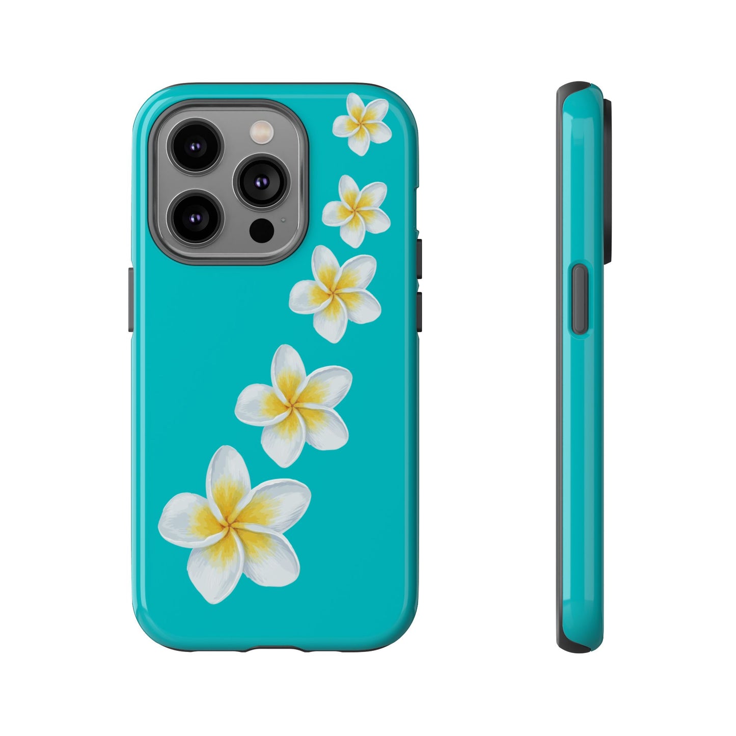 Flower Me Blue Durable Phone Case