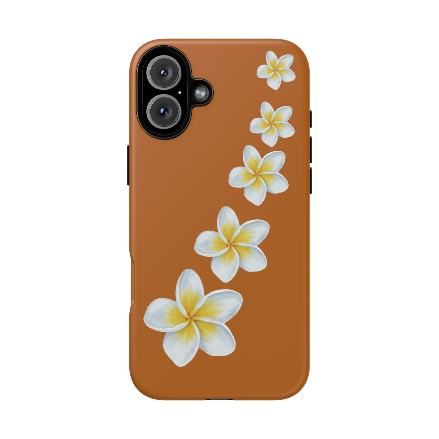 Flower Me Orange Durable Phone Cases