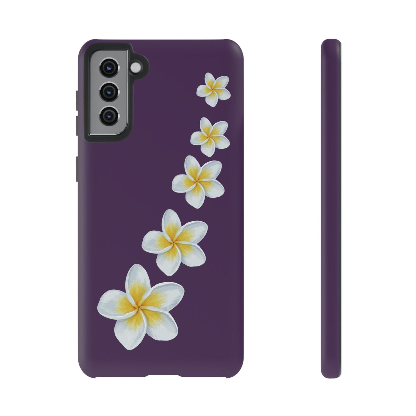 Flower Me Purple Durable Phone Case