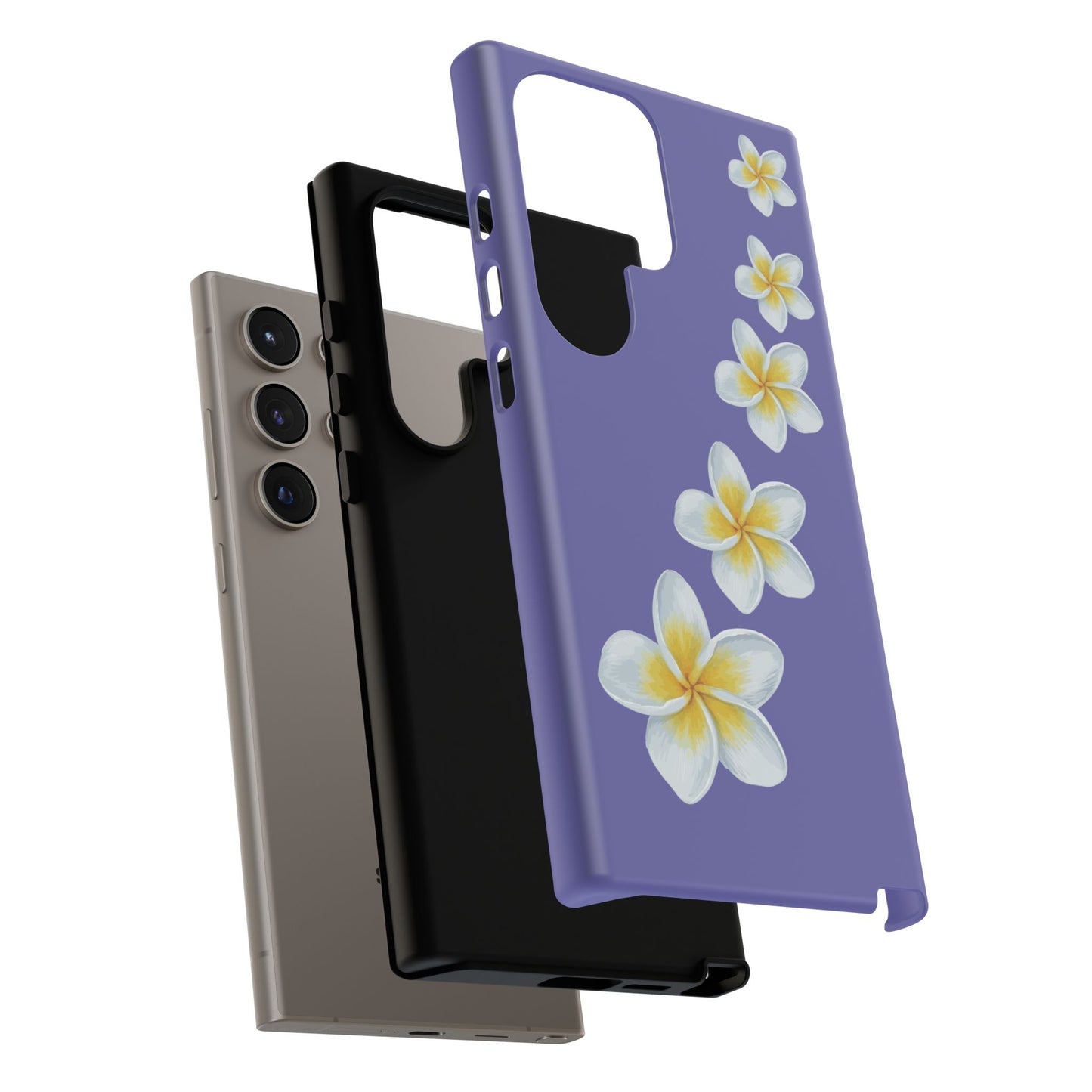 Flower Me Indigo Durable Phone Case