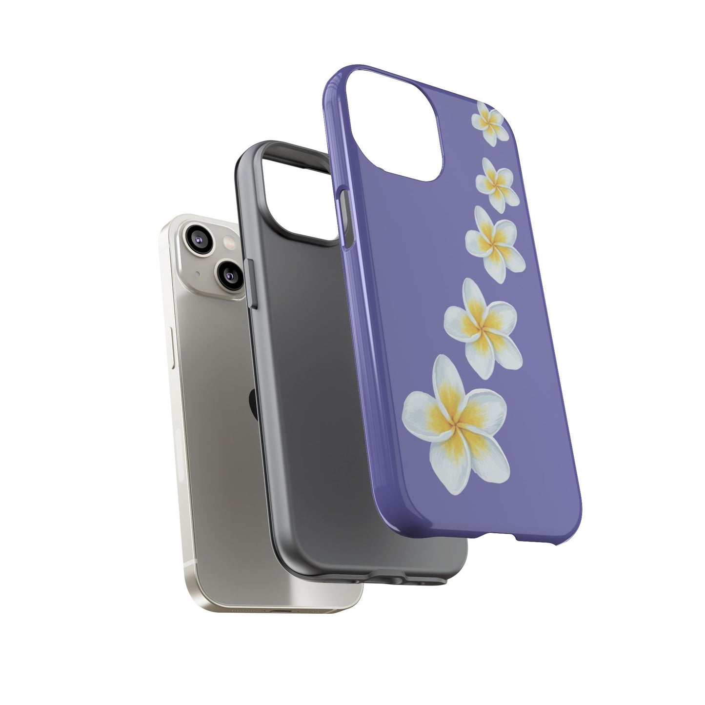 Flower Me Indigo Durable Phone Case