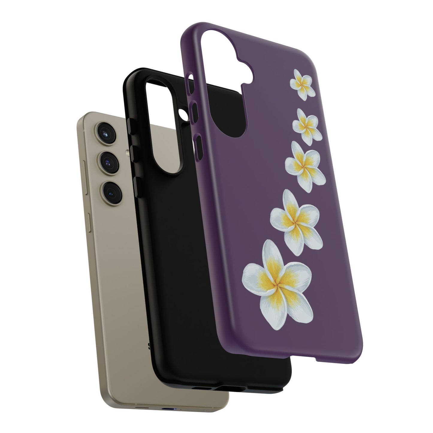 Flower Me Purple Durable Phone Case