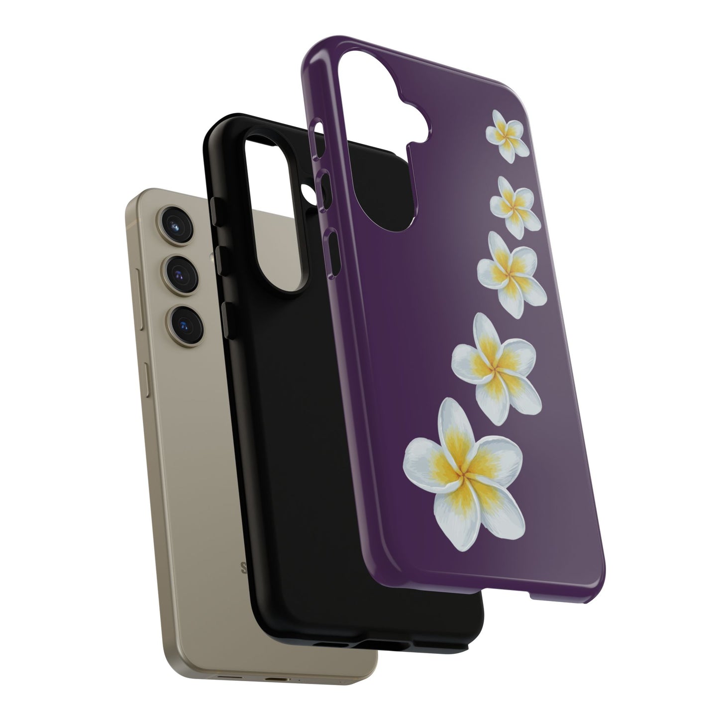 Flower Me Purple Durable Phone Case