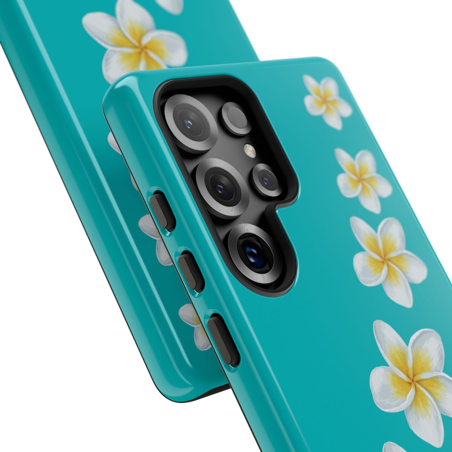 Flower Me Blue Durable Phone Case