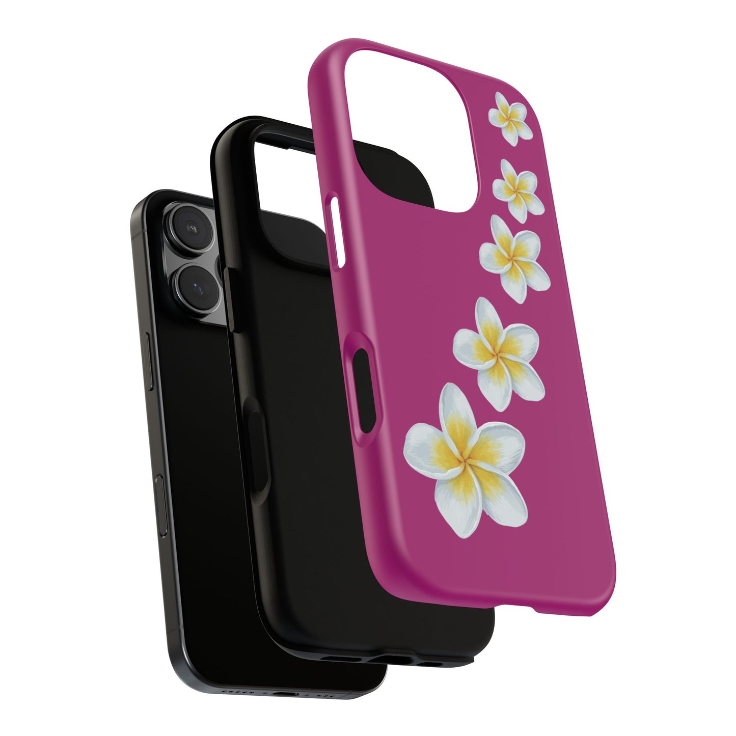 Flower Me Fuchsia Durable Phone Case