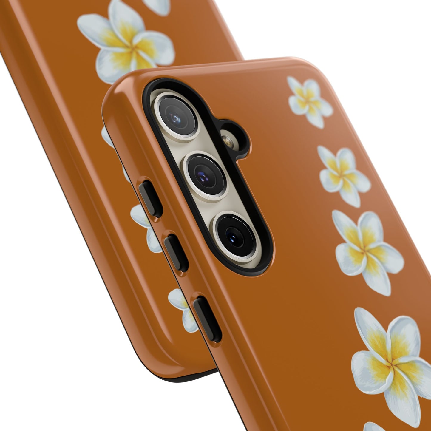 Flower Me Orange Durable Phone Cases