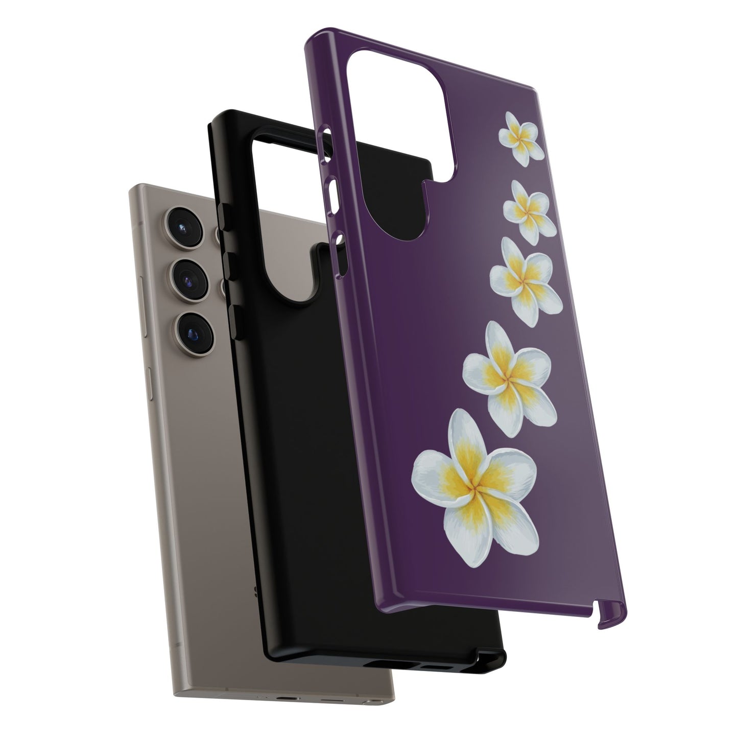 Flower Me Purple Durable Phone Case