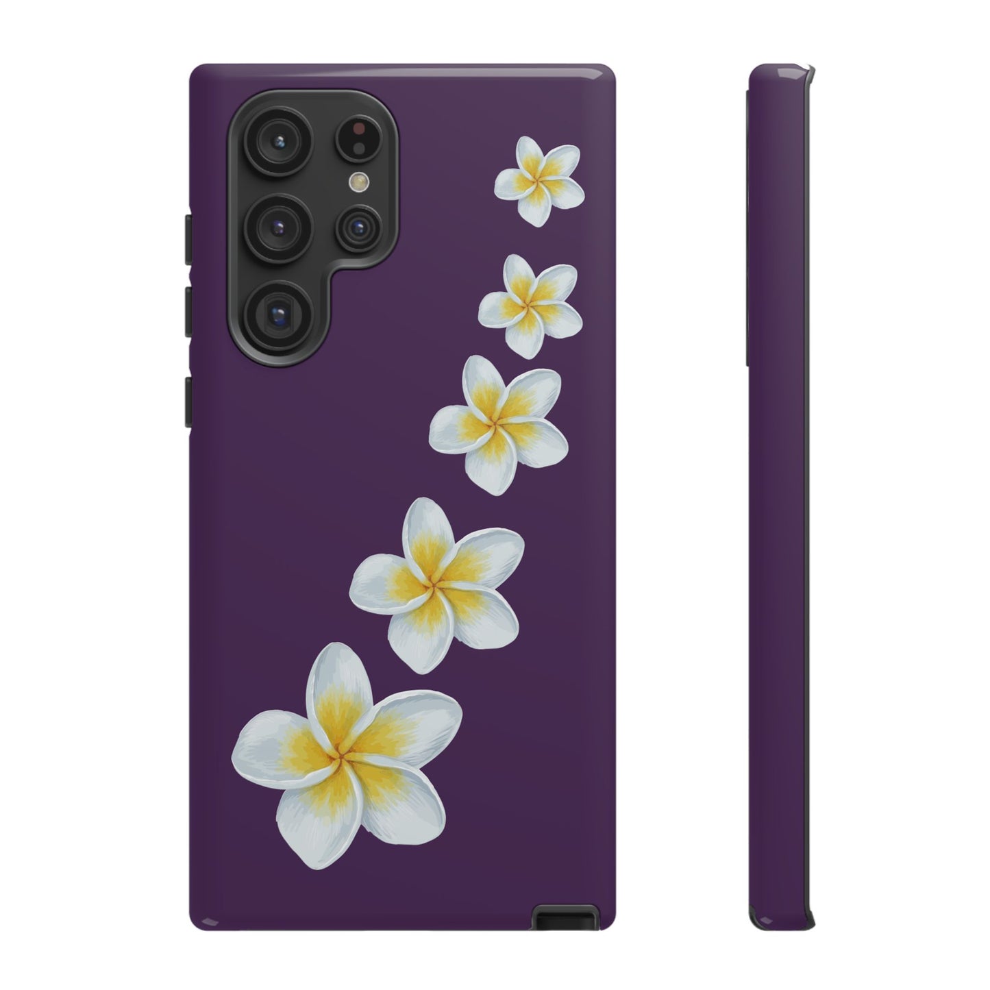 Flower Me Purple Durable Phone Case