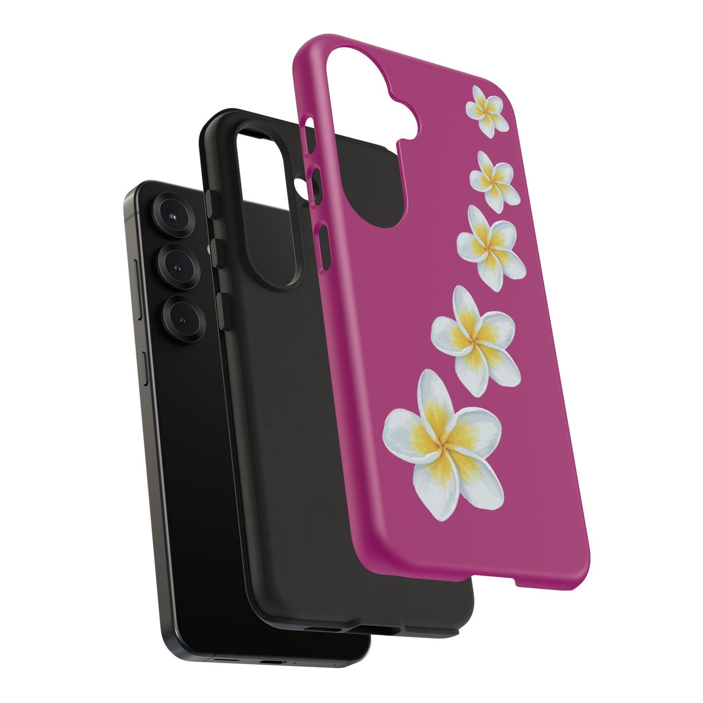 Flower Me Fuchsia Durable Phone Case