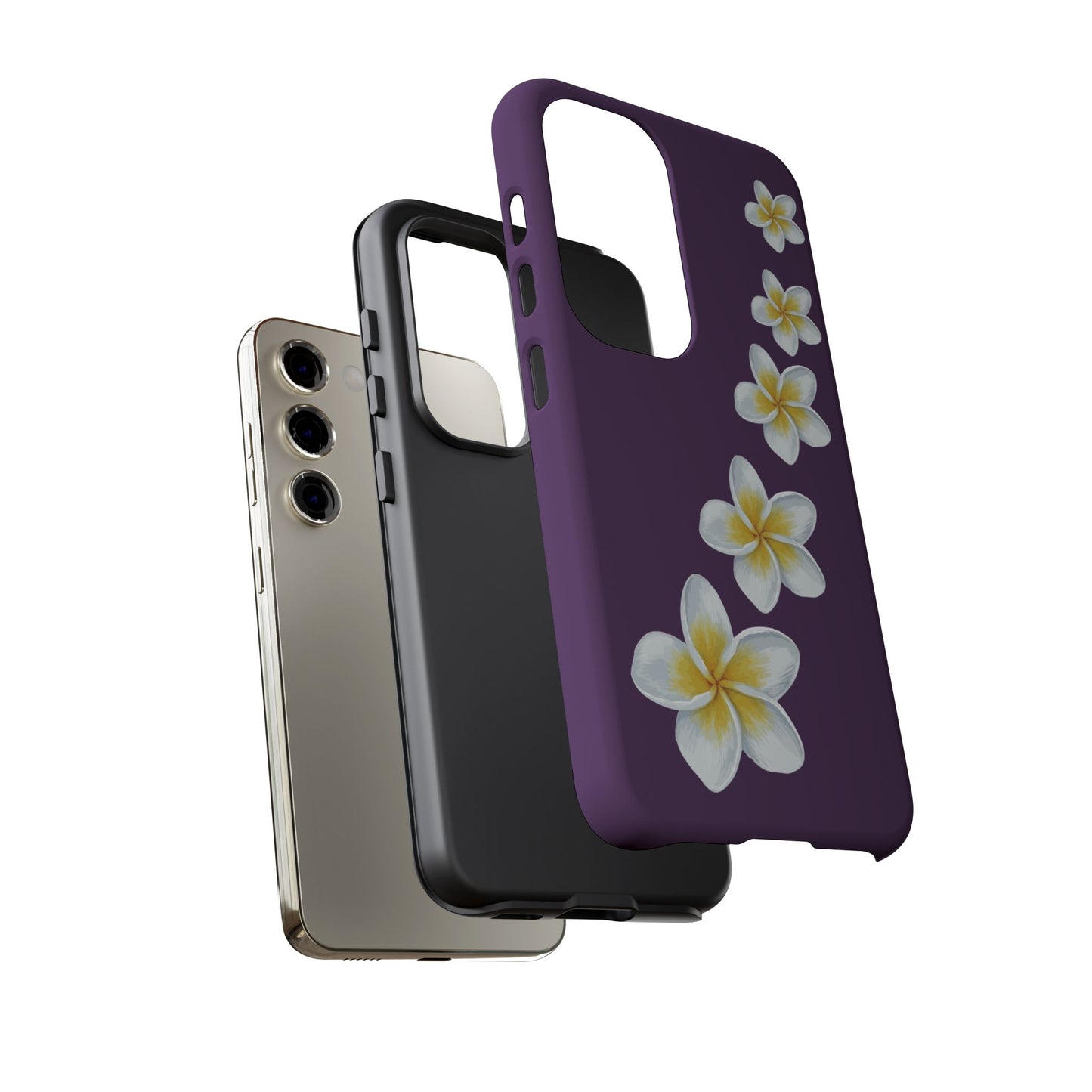 Flower Me Purple Durable Phone Case