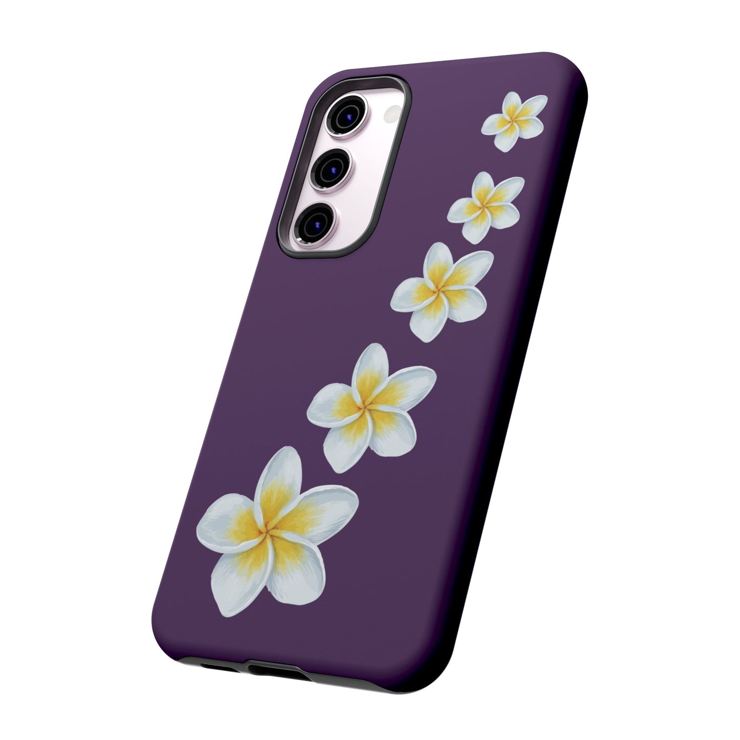 Flower Me Purple Durable Phone Case