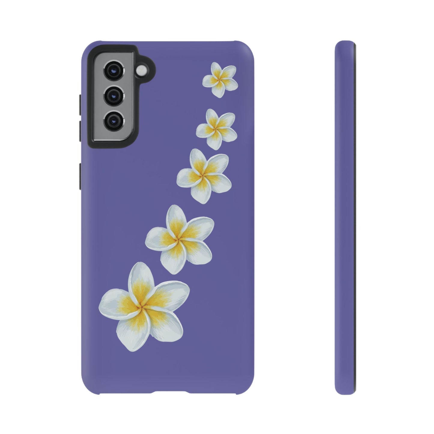 Flower Me Indigo Durable Phone Case
