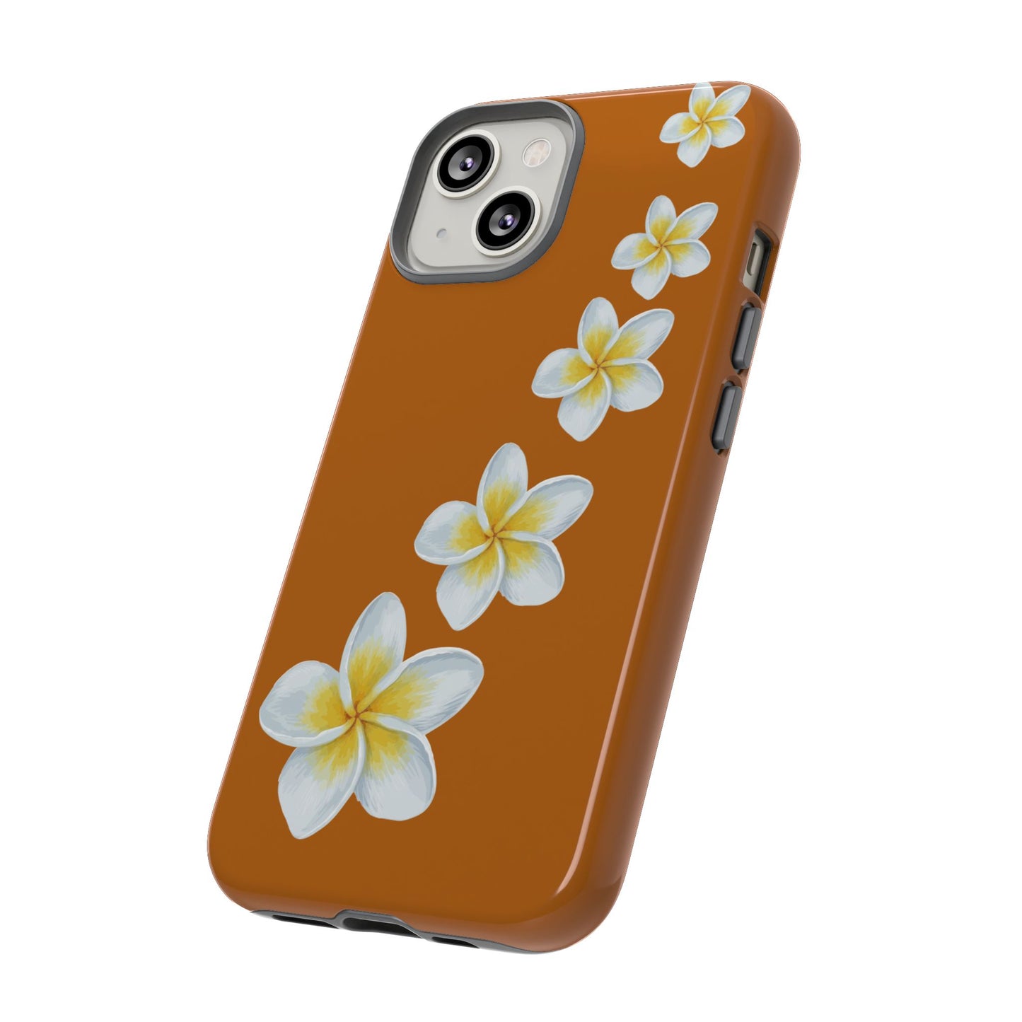 Flower Me Orange Durable Phone Cases