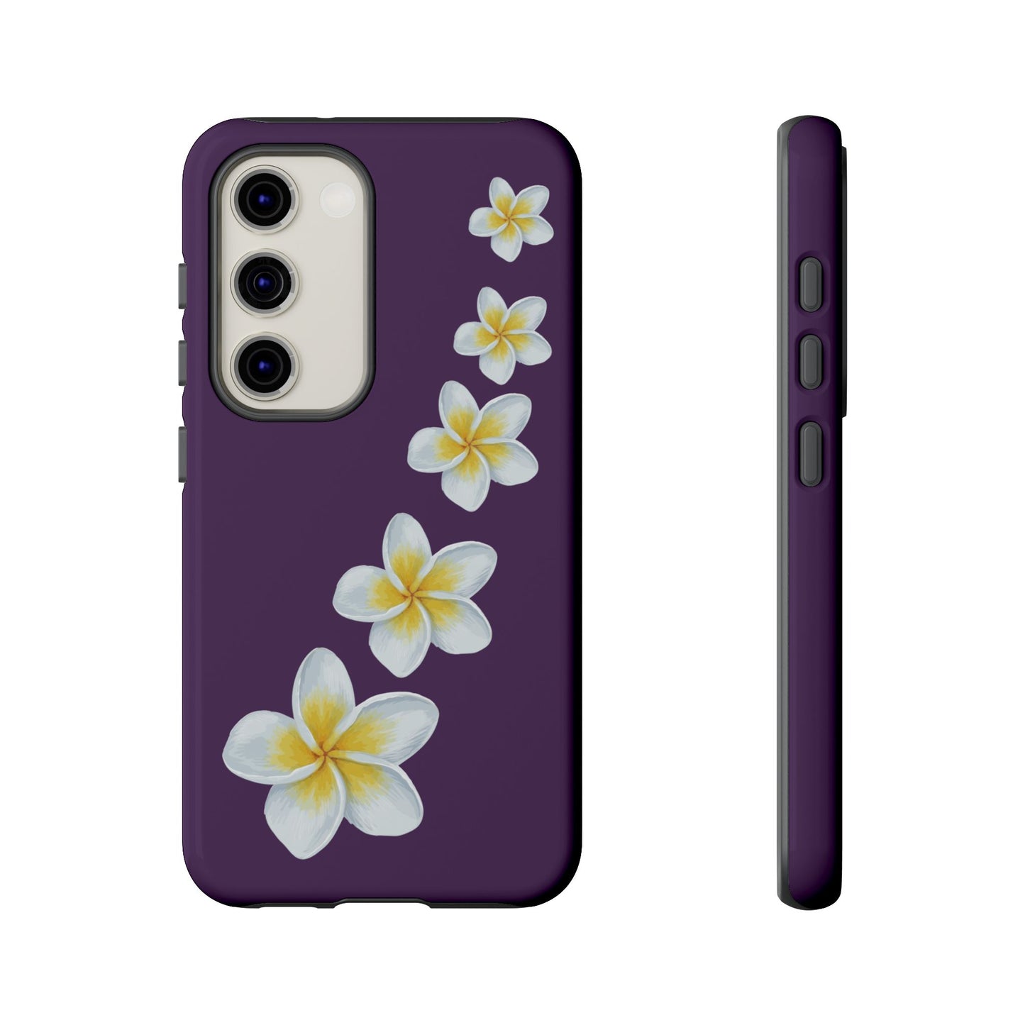 Flower Me Purple Durable Phone Case