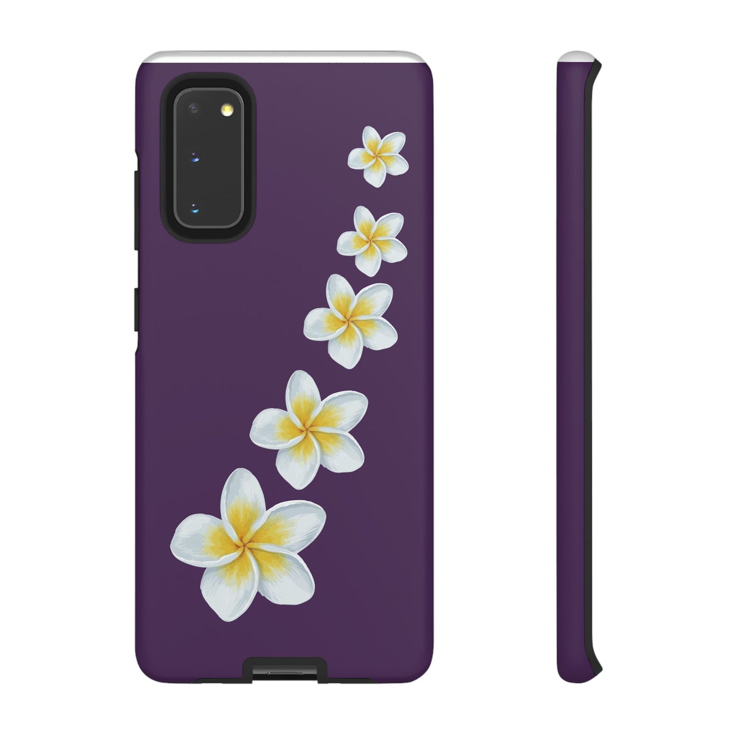 Flower Me Purple Durable Phone Case