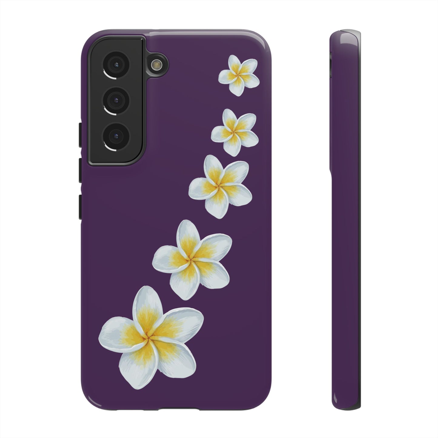 Flower Me Purple Durable Phone Case