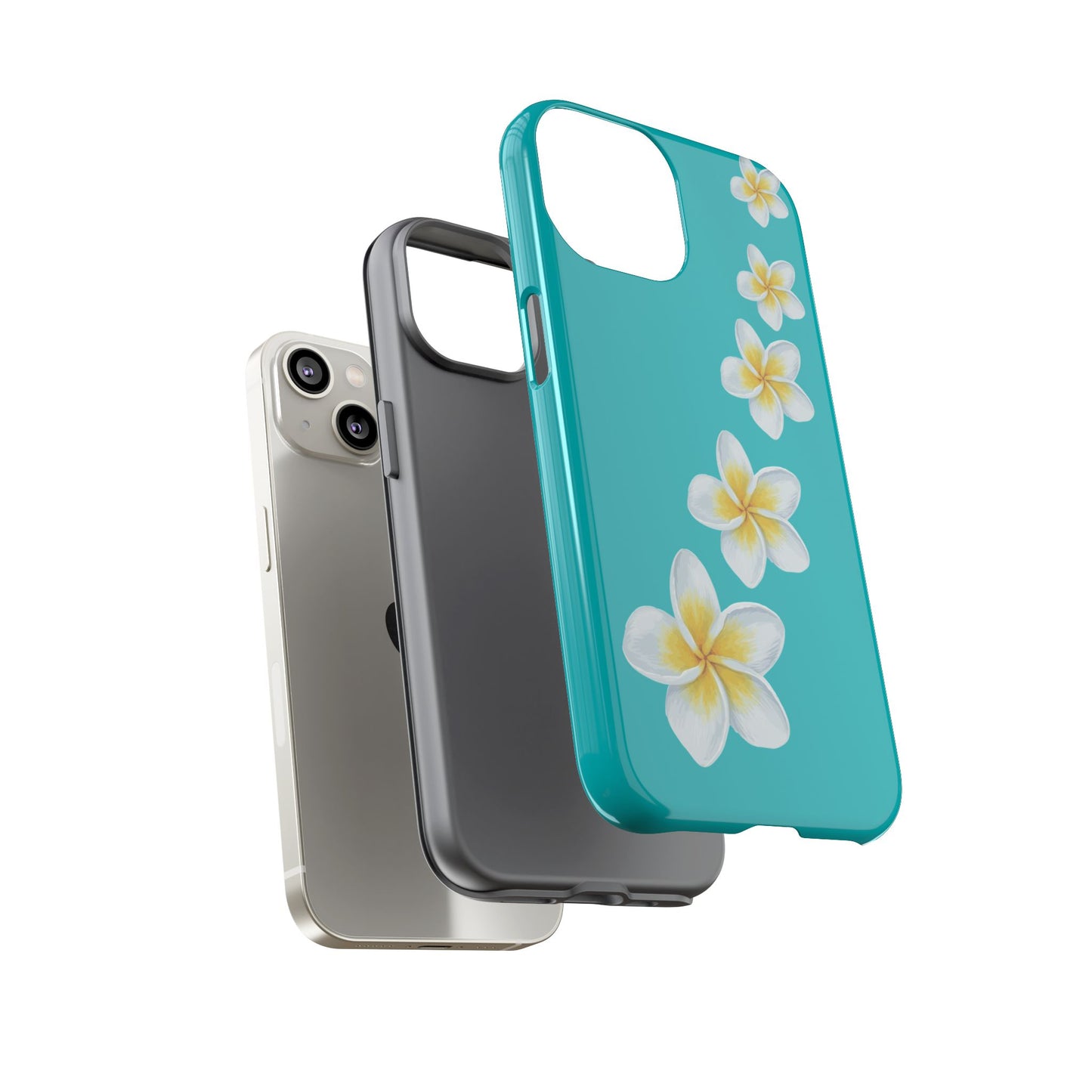 Flower Me Blue Durable Phone Case