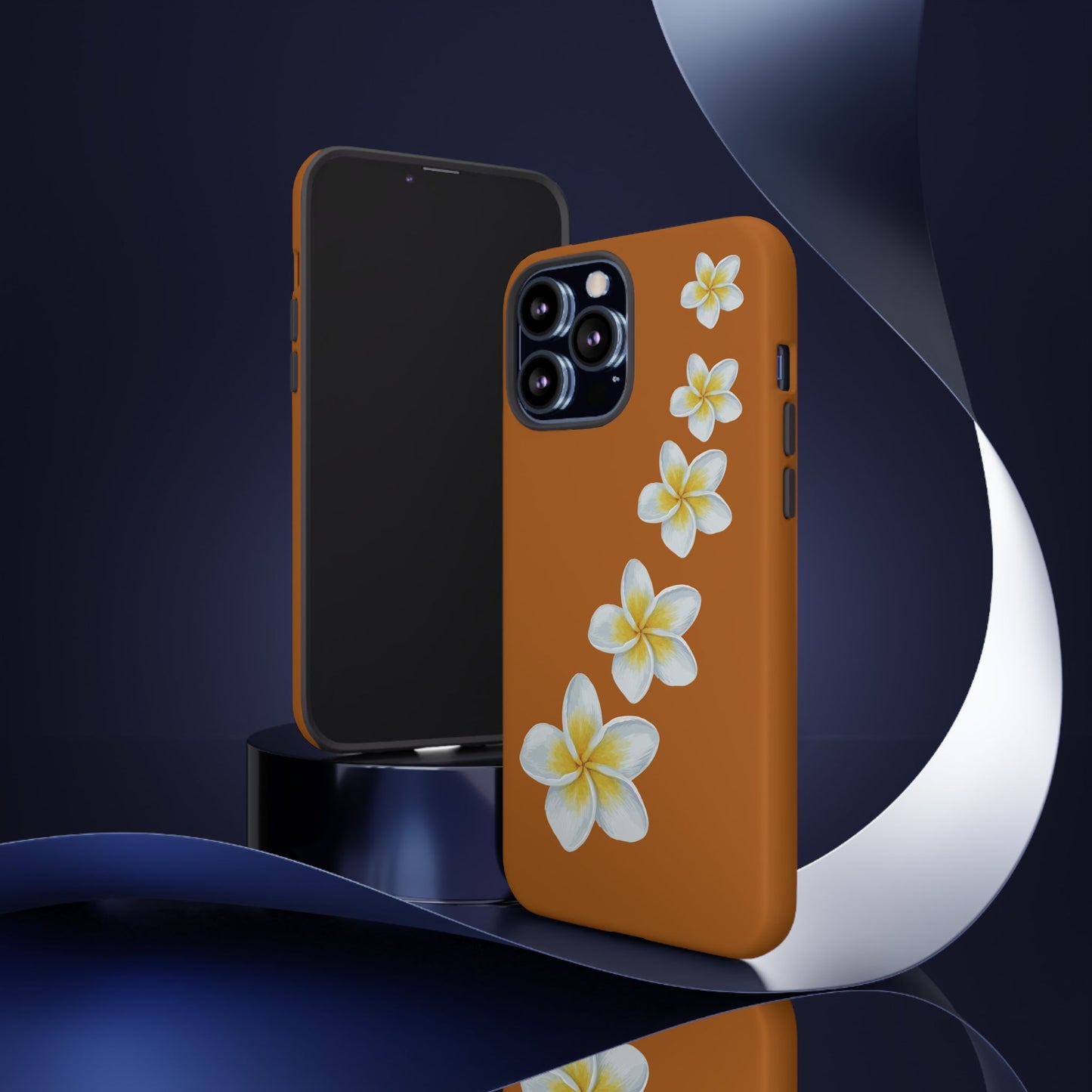 Flower Me Orange Durable Phone Cases