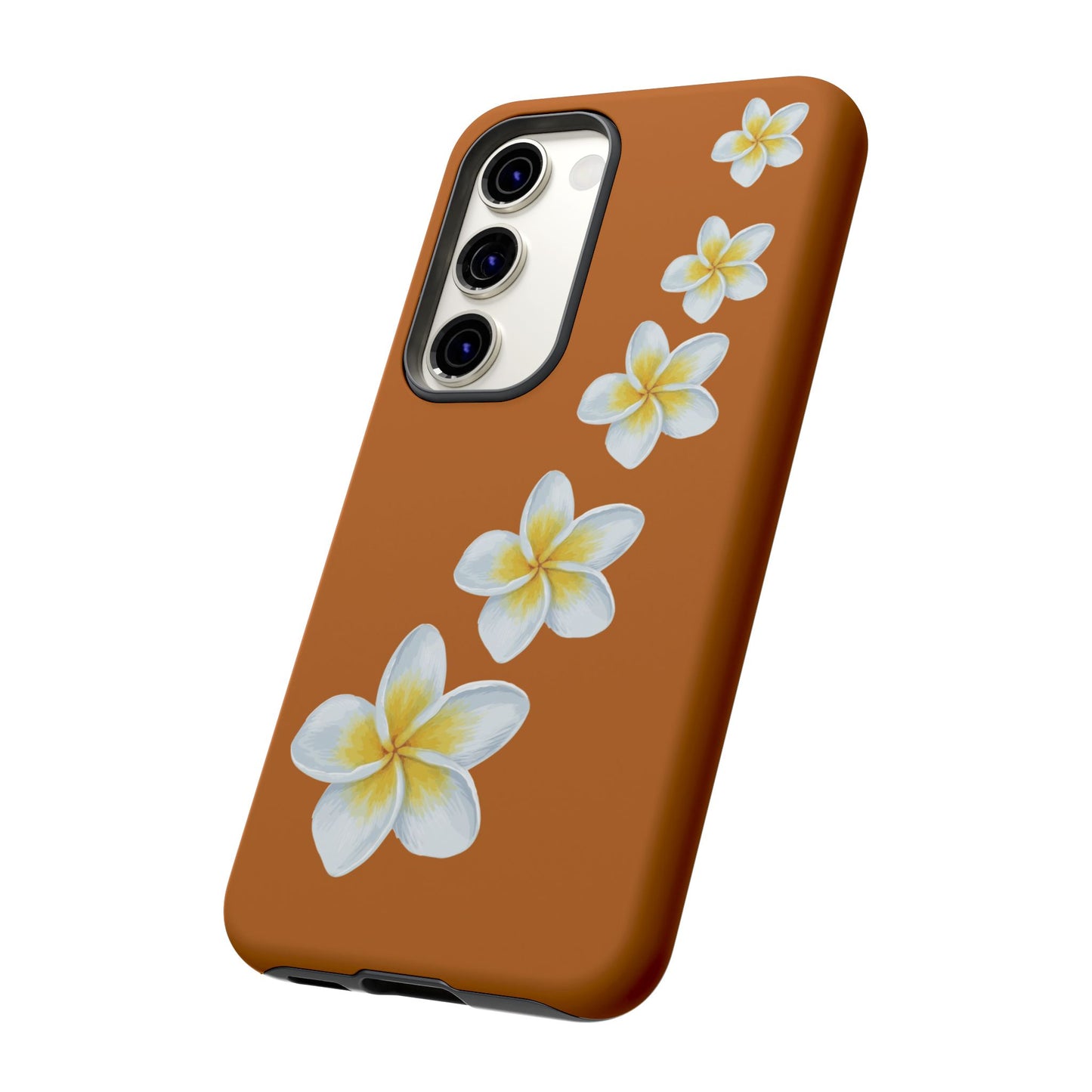 Flower Me Orange Durable Phone Cases