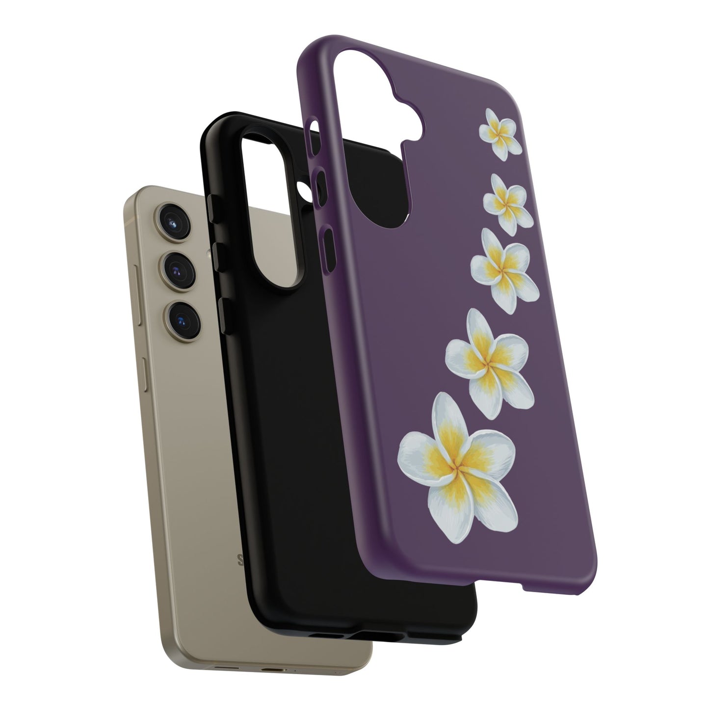 Flower Me Purple Durable Phone Case
