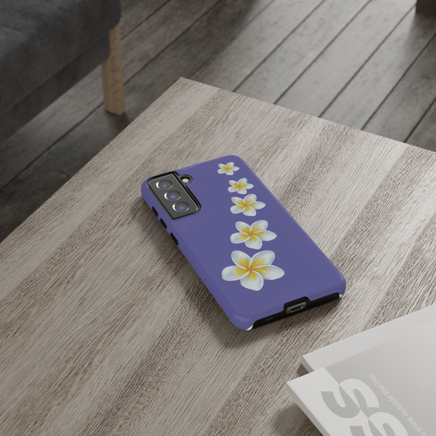 Flower Me Indigo Durable Phone Case