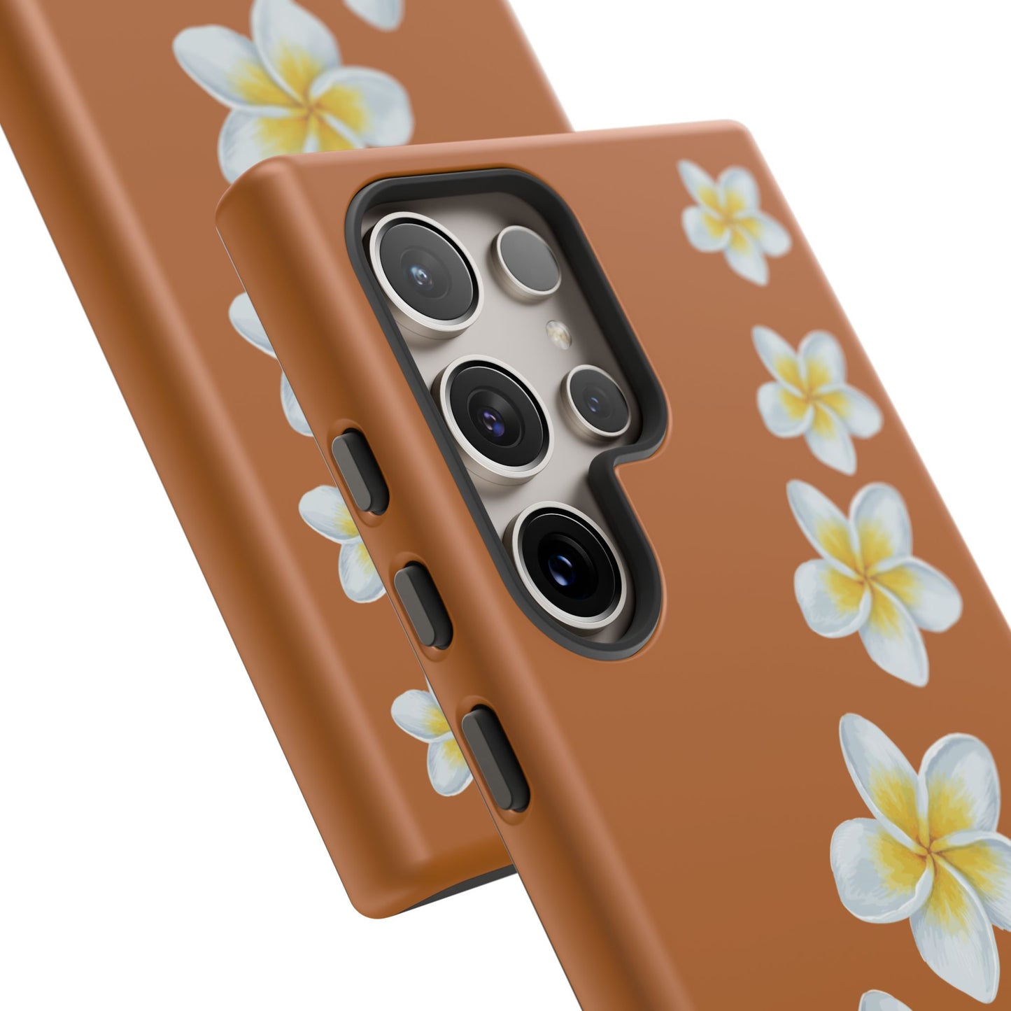 Flower Me Orange Durable Phone Cases
