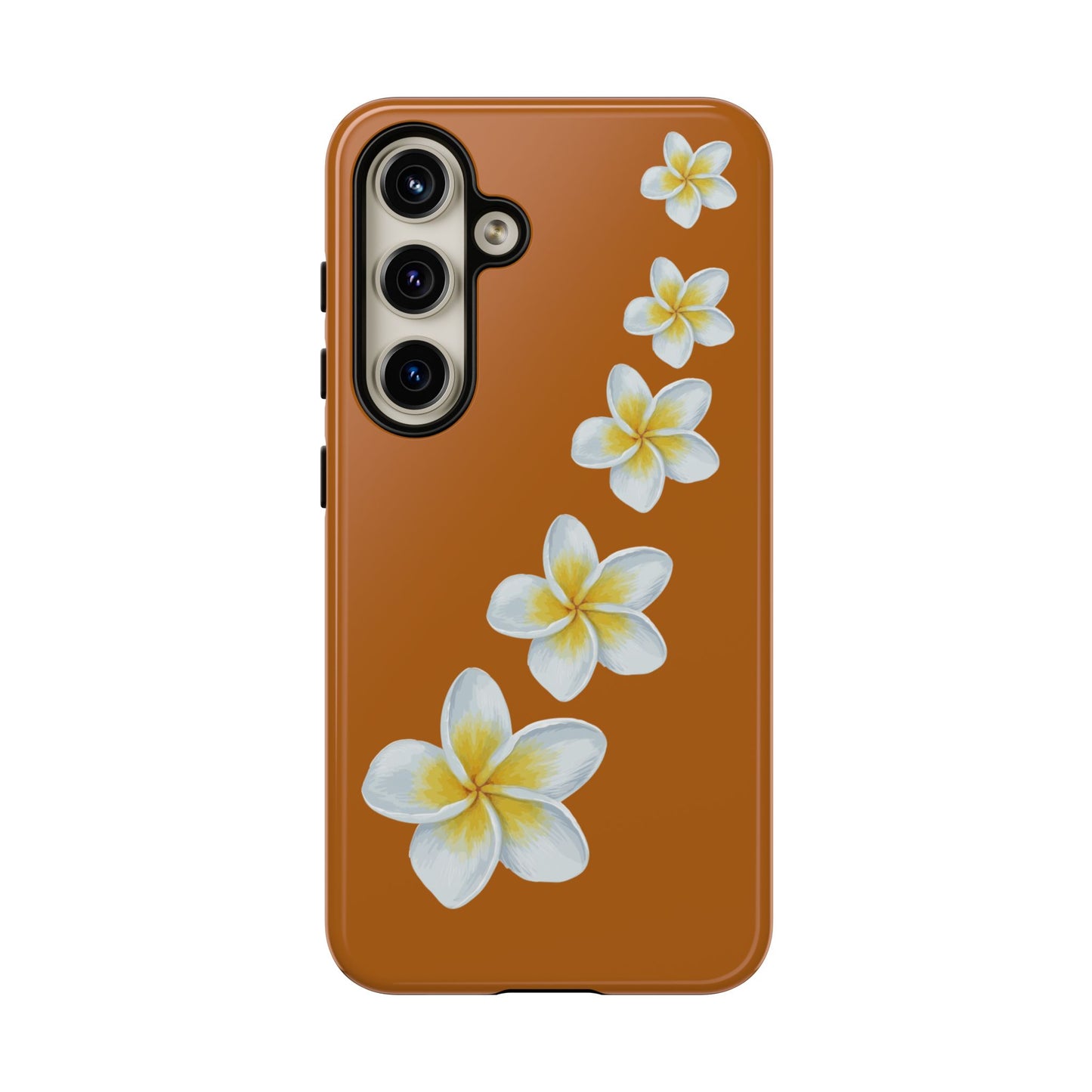 Flower Me Orange Durable Phone Cases