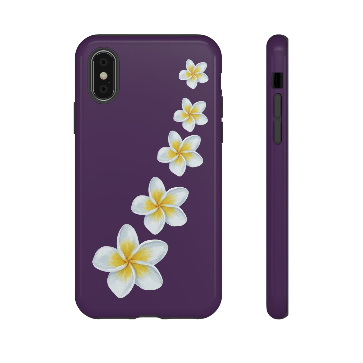 Flower Me Purple Durable Phone Case