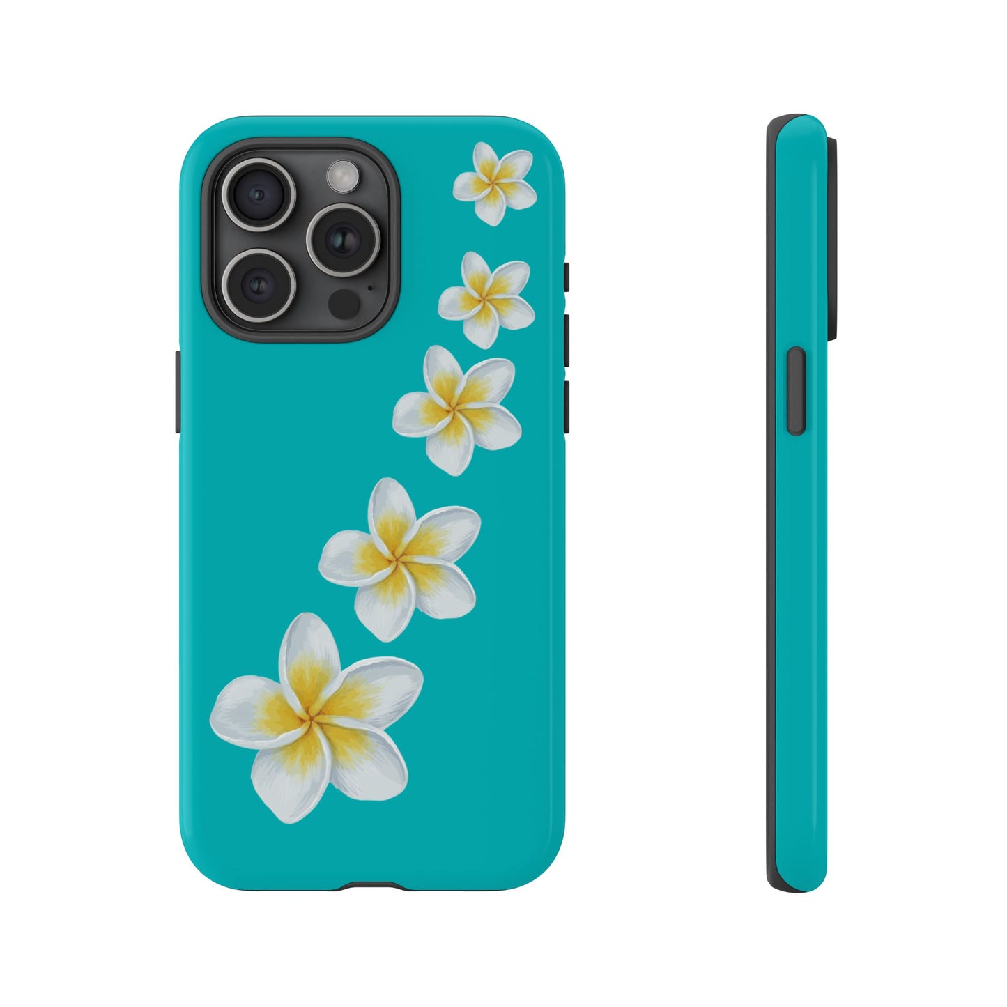 Flower Me Blue Durable Phone Case
