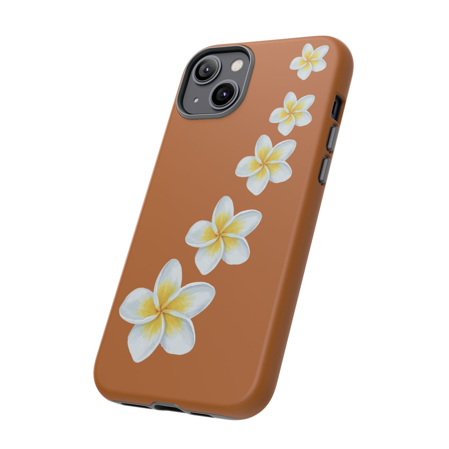 Flower Me Orange Durable Phone Cases