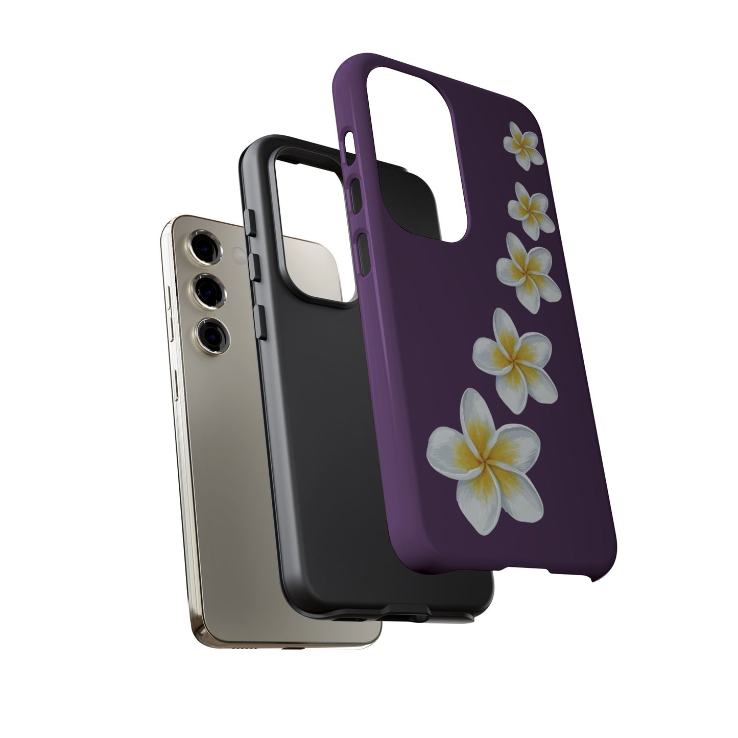 Flower Me Purple Durable Phone Case