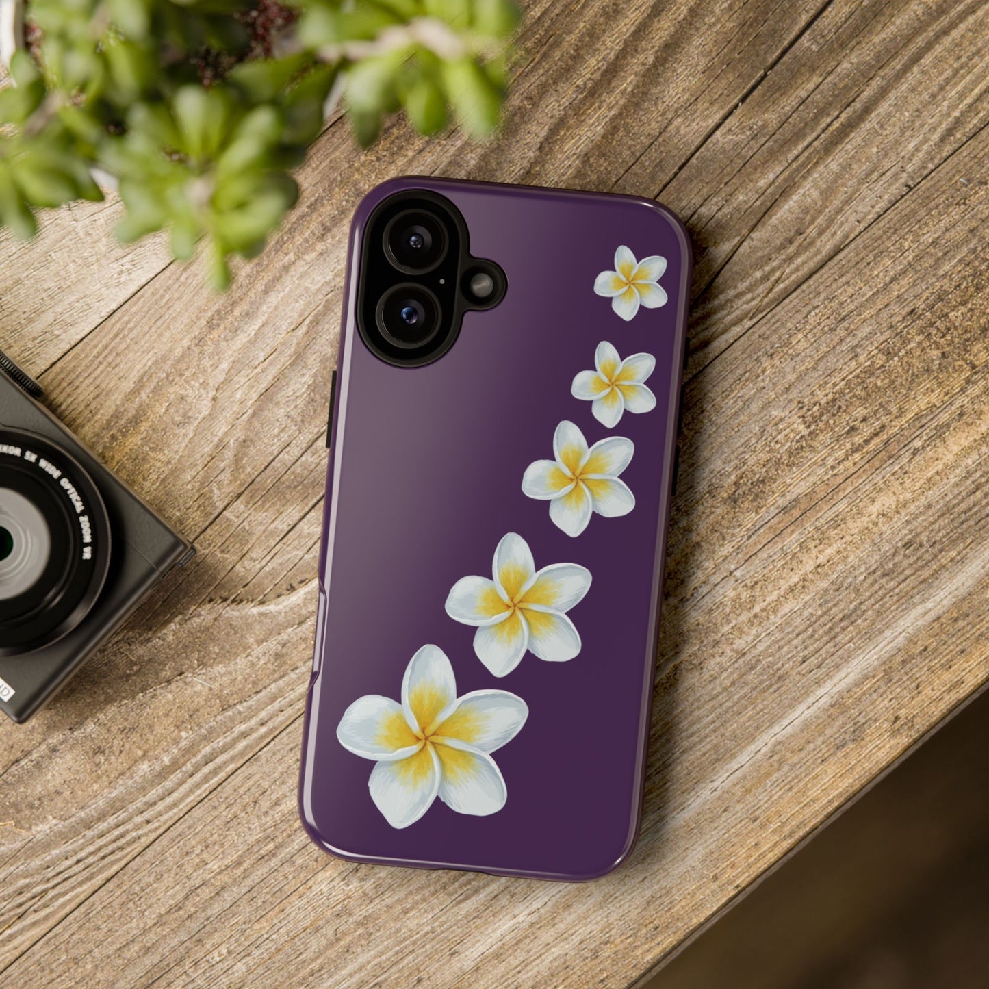 Flower Me Purple Durable Phone Case