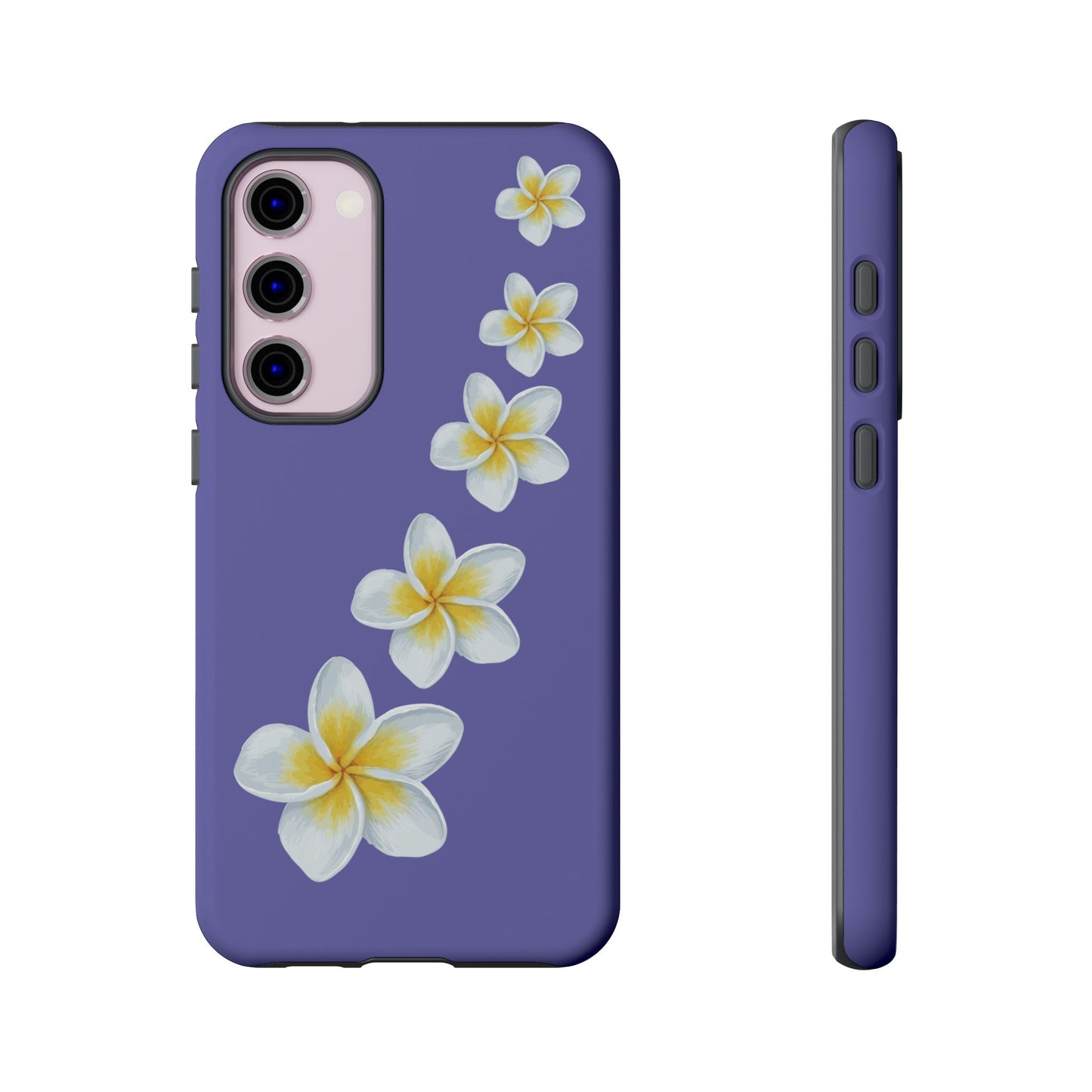 Flower Me Indigo Durable Phone Case