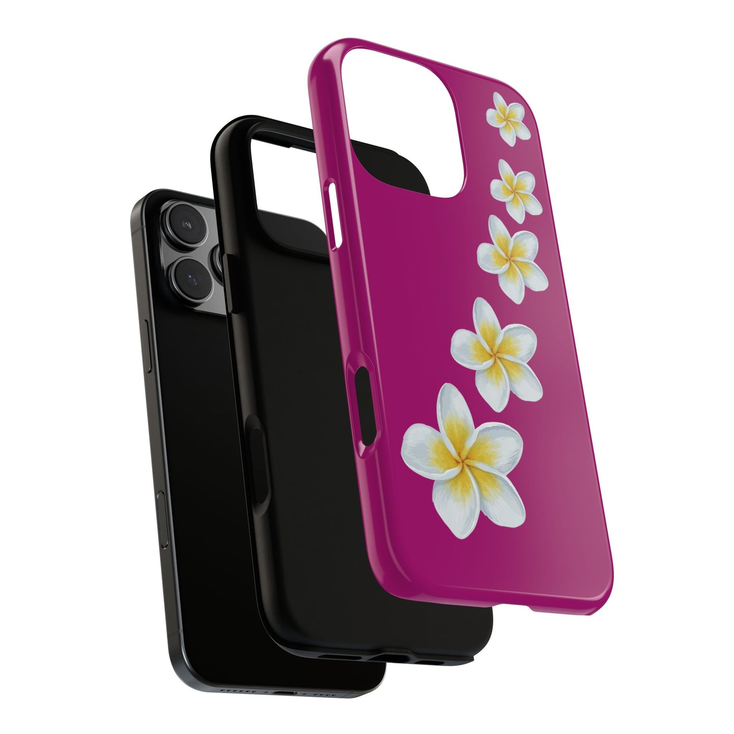 Flower Me Fuchsia Durable Phone Case