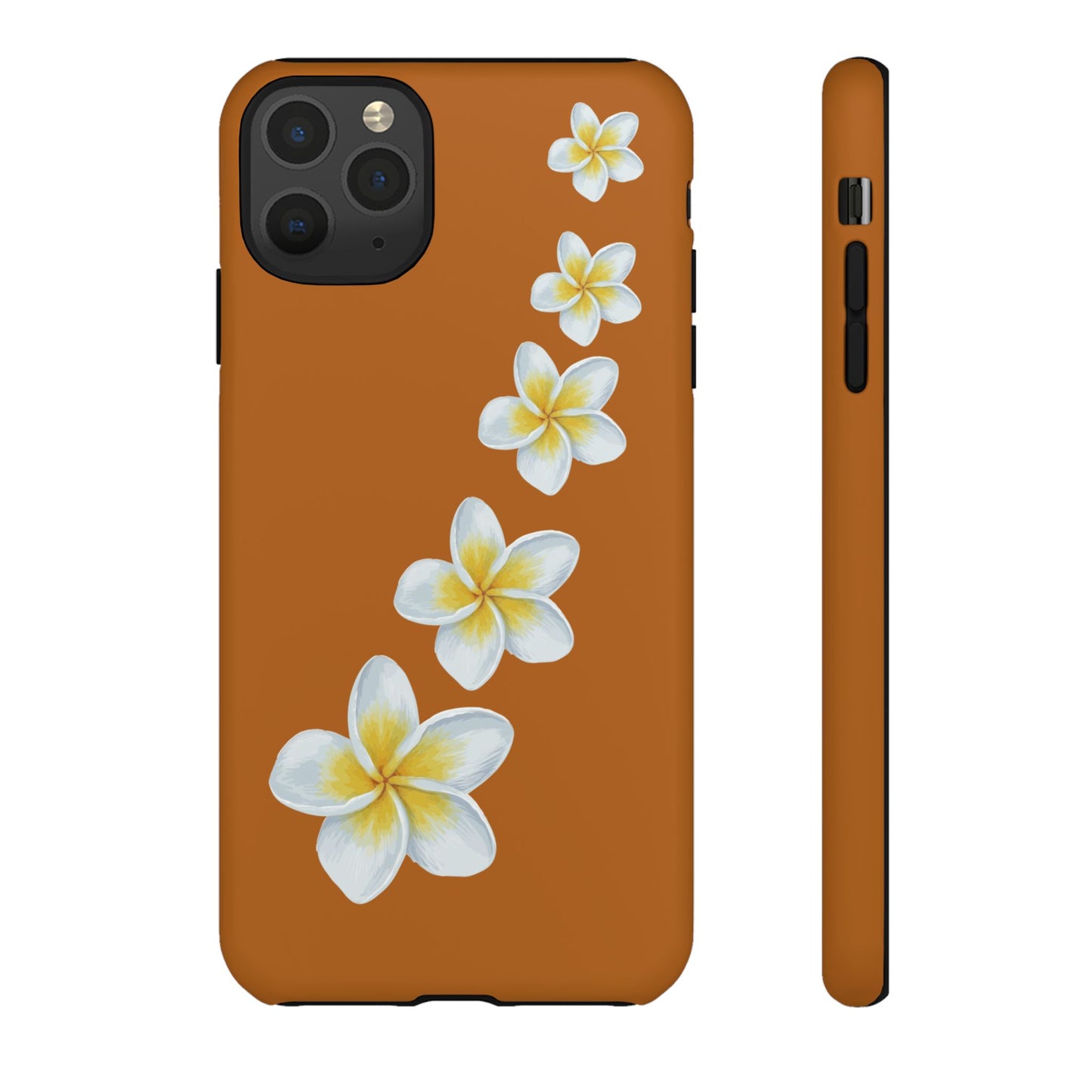 Flower Me Orange Durable Phone Cases