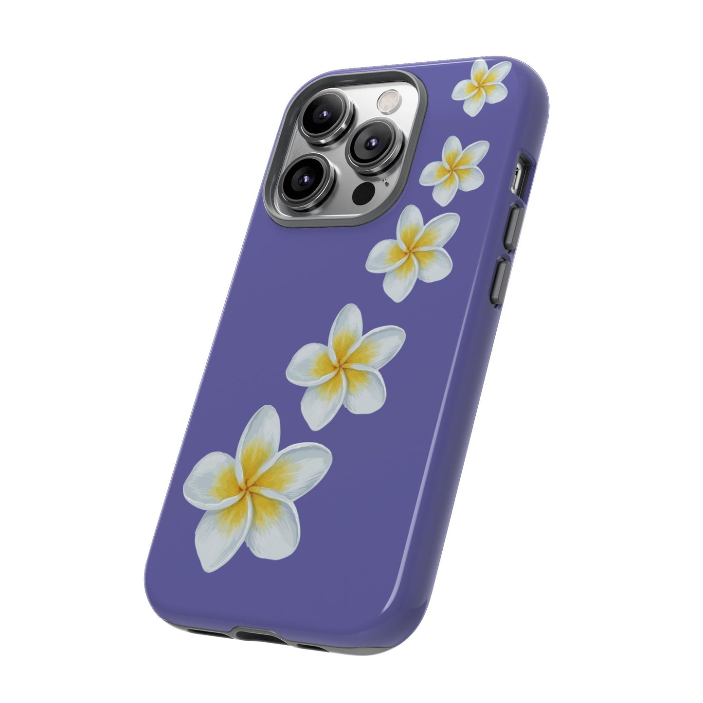Flower Me Indigo Durable Phone Case