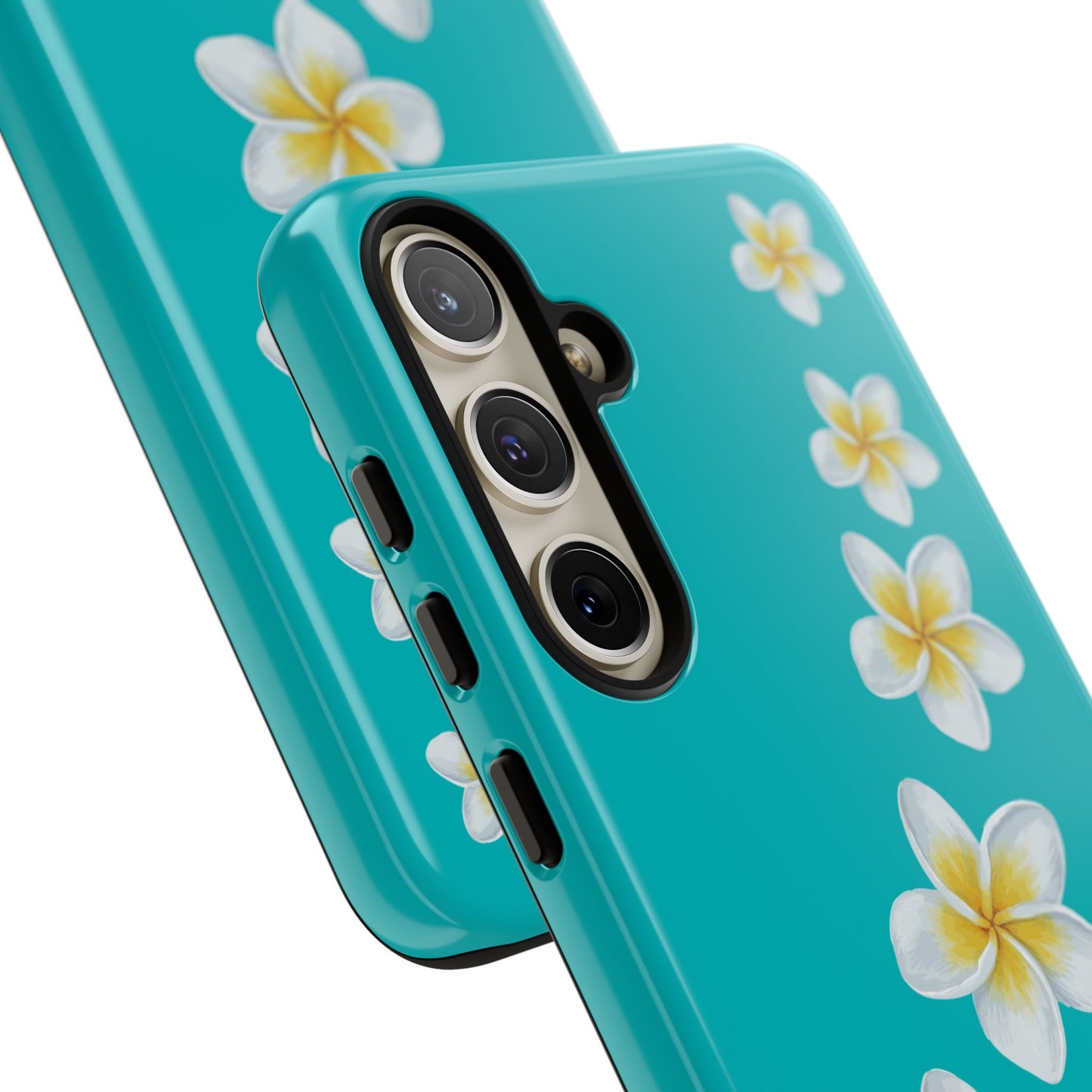 Flower Me Blue Durable Phone Case