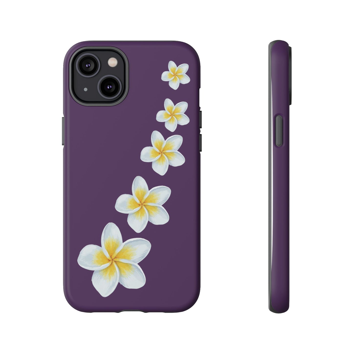 Flower Me Purple Durable Phone Case